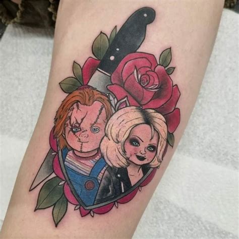 does chucky have a tiffany tattoo